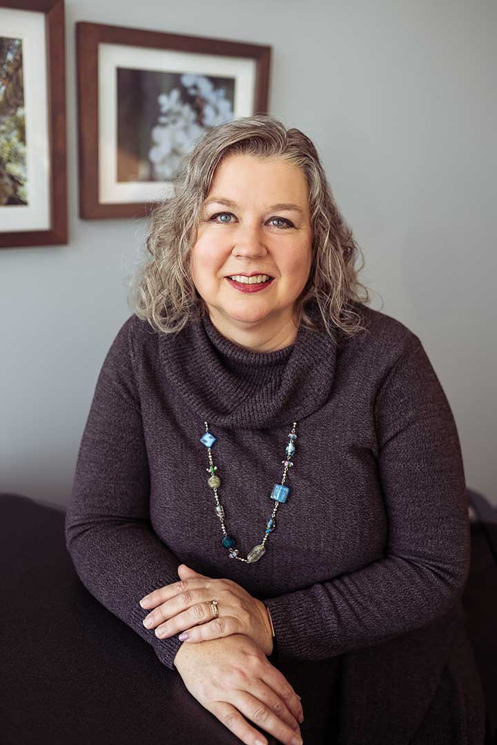 Portrait of Becky Hansen, Certified Public Accountant at Hansen House Company.